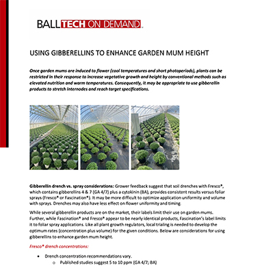 Gibberellins
