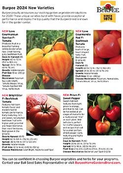 2024 New Varieties<br>Burpee
